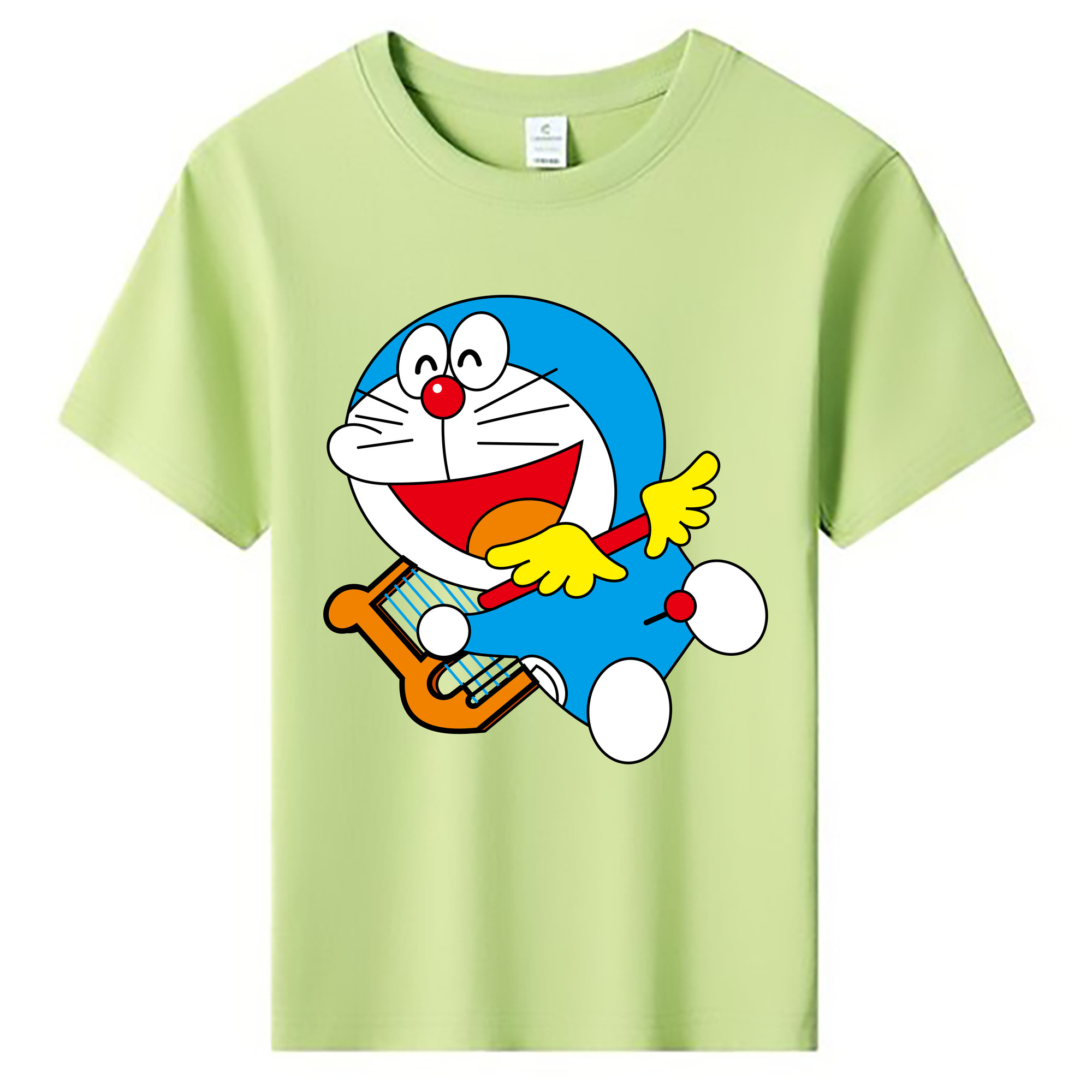 （画像用） ドラえもん Doraemon 綿100％キッズTシャツ（フロントプリント）